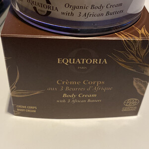 Crème corps aux 3 beurre d Afrique Equatoria