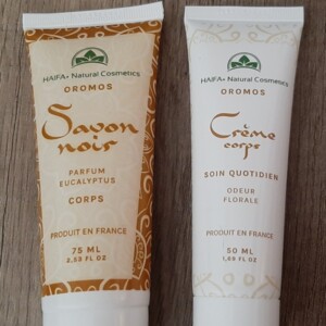 Savon noir corps et crème corps