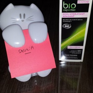 Soin hydratant apaisant Bio